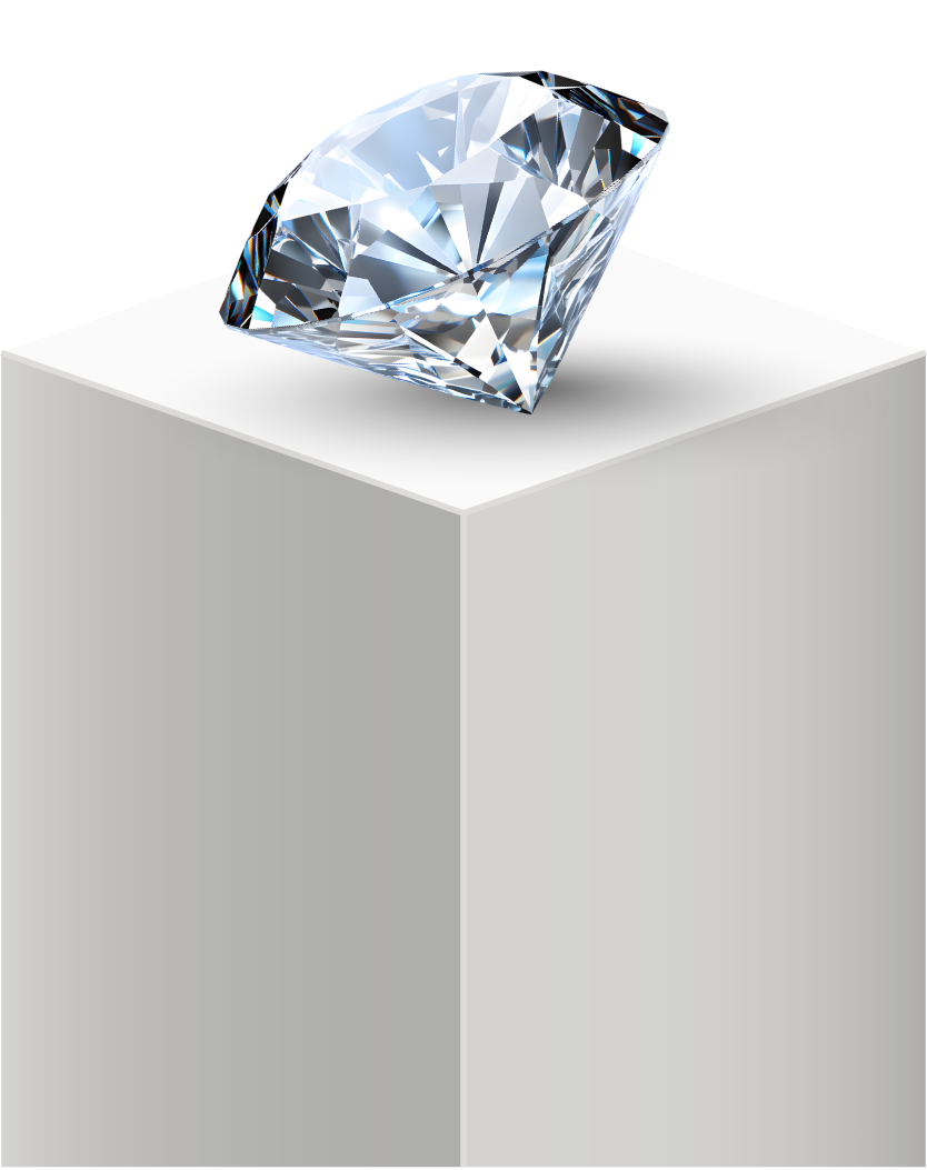 Natural Diamond Pillar Graphic