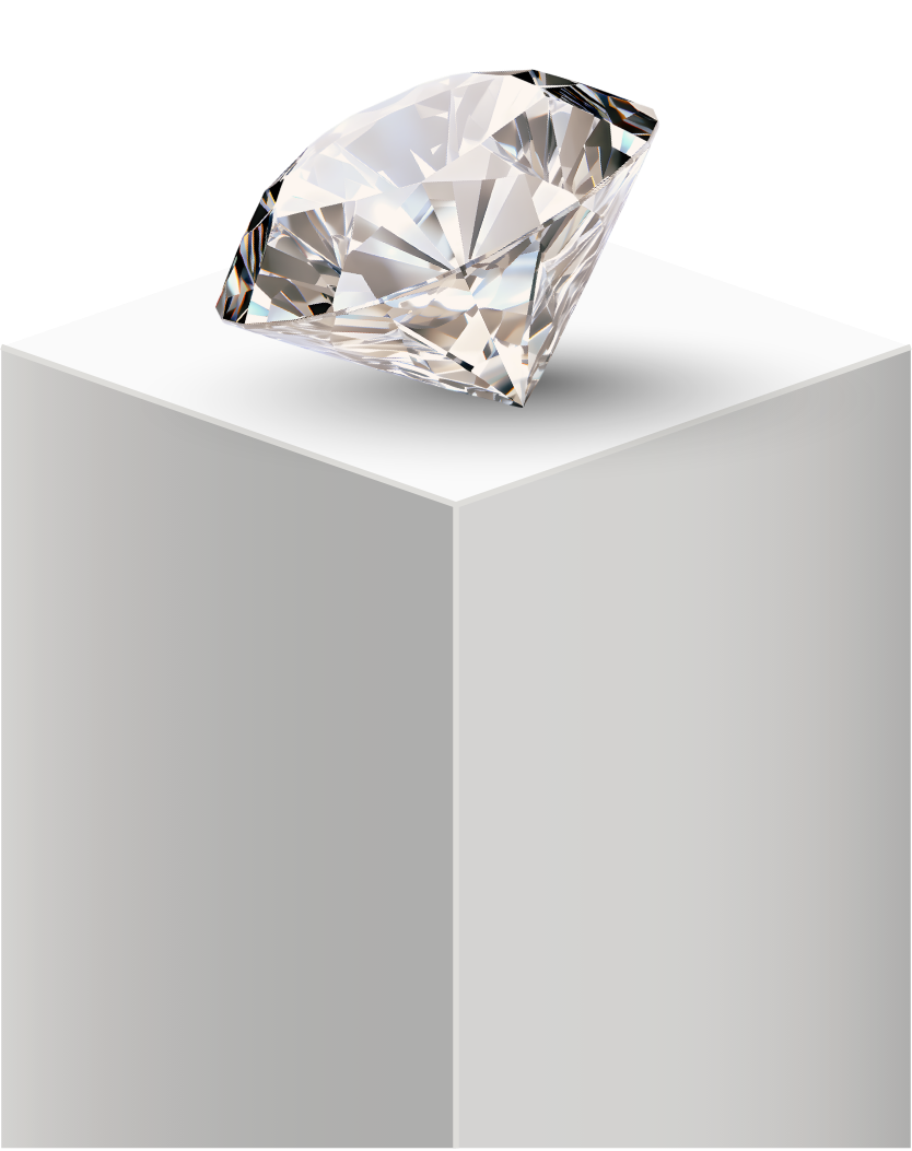 Lab-Grown Diamond Pillar Graphic